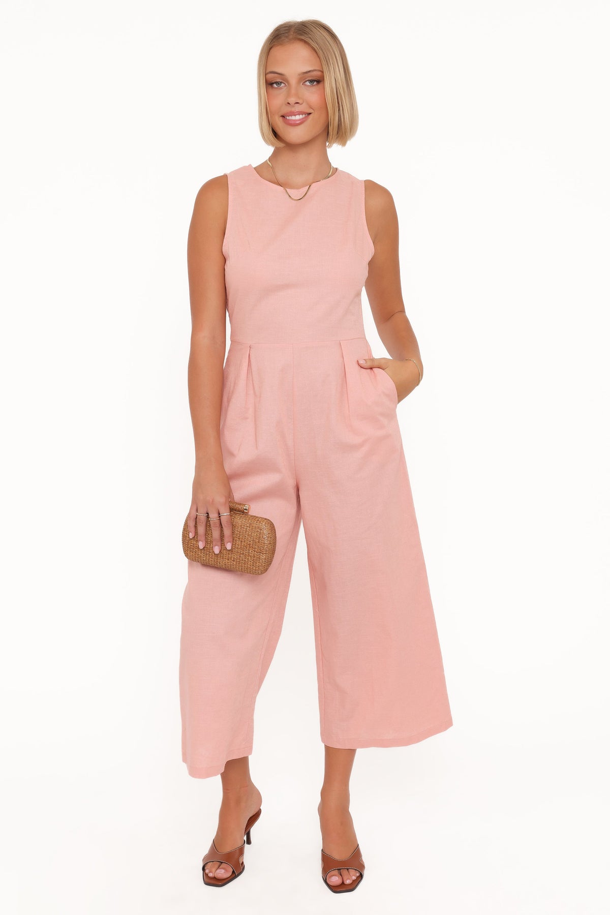 Ester Jumpsuit - Pale Pink