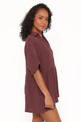Winny Romper -  Chocolate
