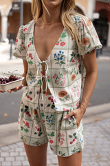Asta Short Set - Flower Market