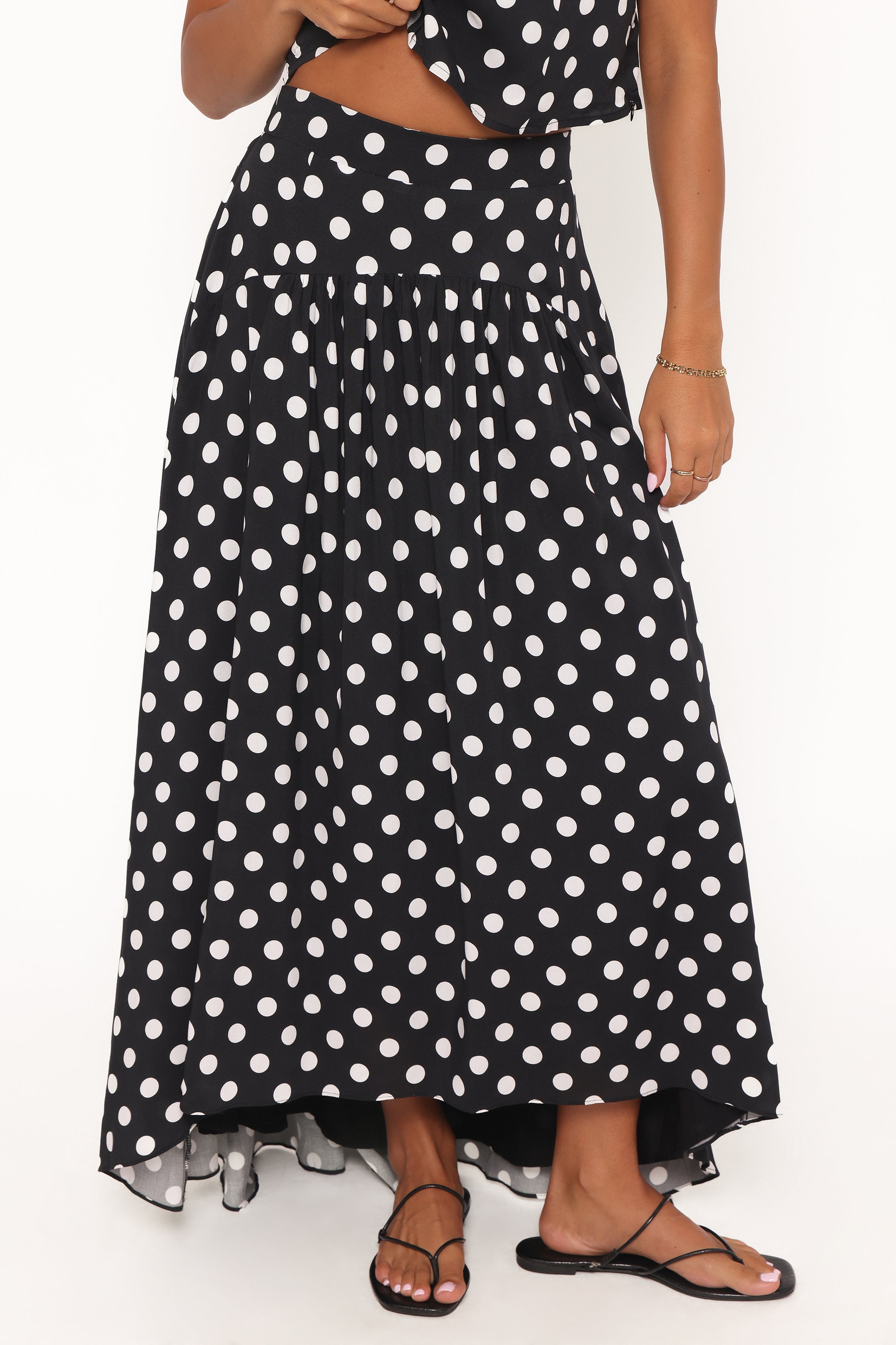Lulu Set - Black Polka Dot