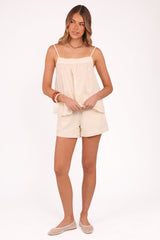Poppy Short Set - Butter Yellow