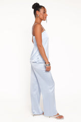 Selena Pant Set - Ice Blue
