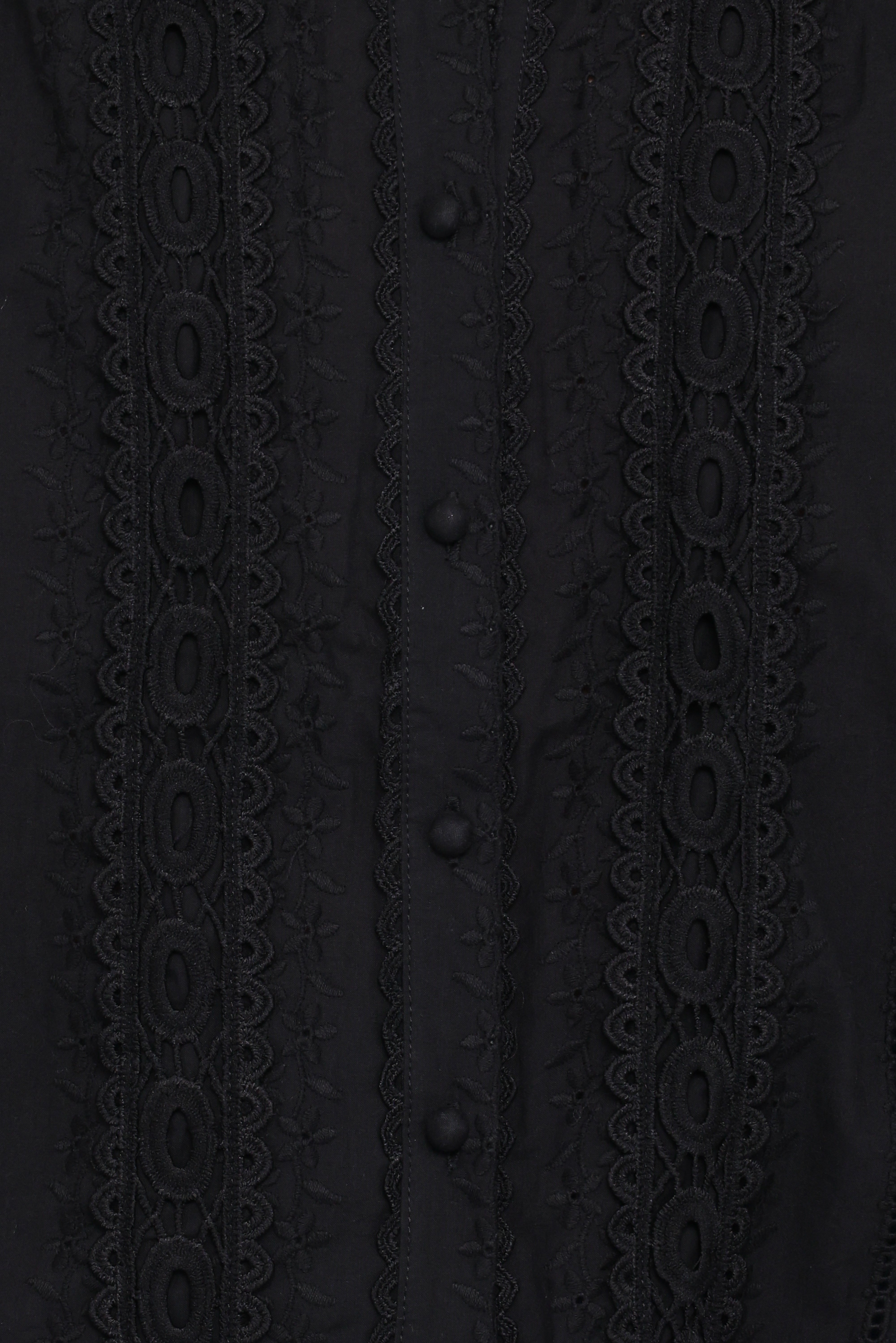 Catania Lace Inset Top - Black