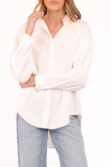 Edwards Shirt - White Stripe
