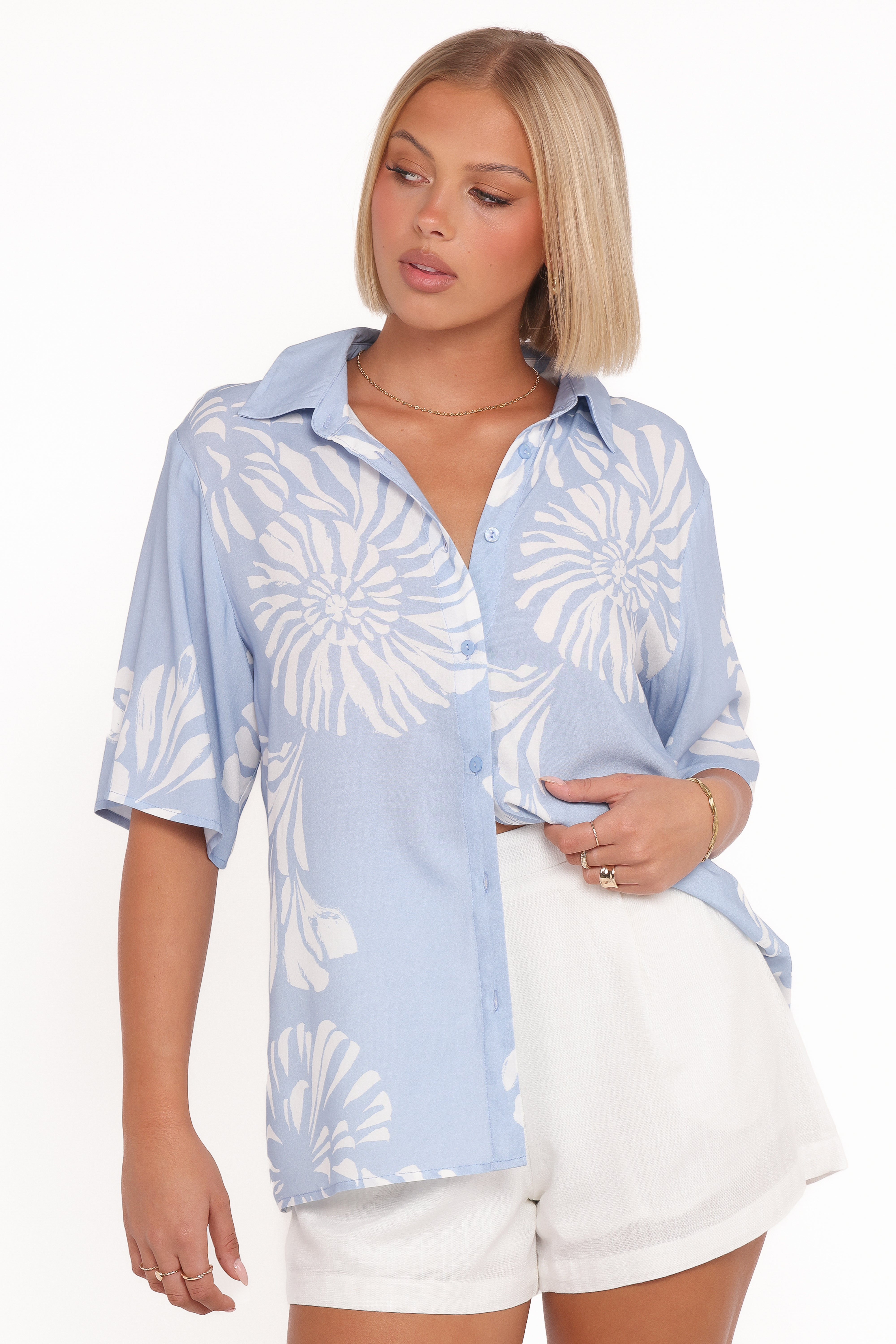 Riva Short Sleeve Shirt - Shell Print